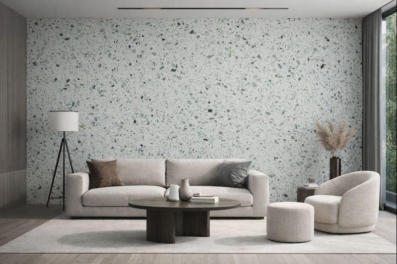 Терраццо в гостиной