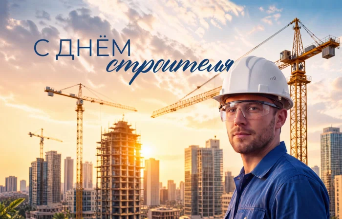 Поздравляем с Днём строителя! Поздравляем с Днём строителя!
