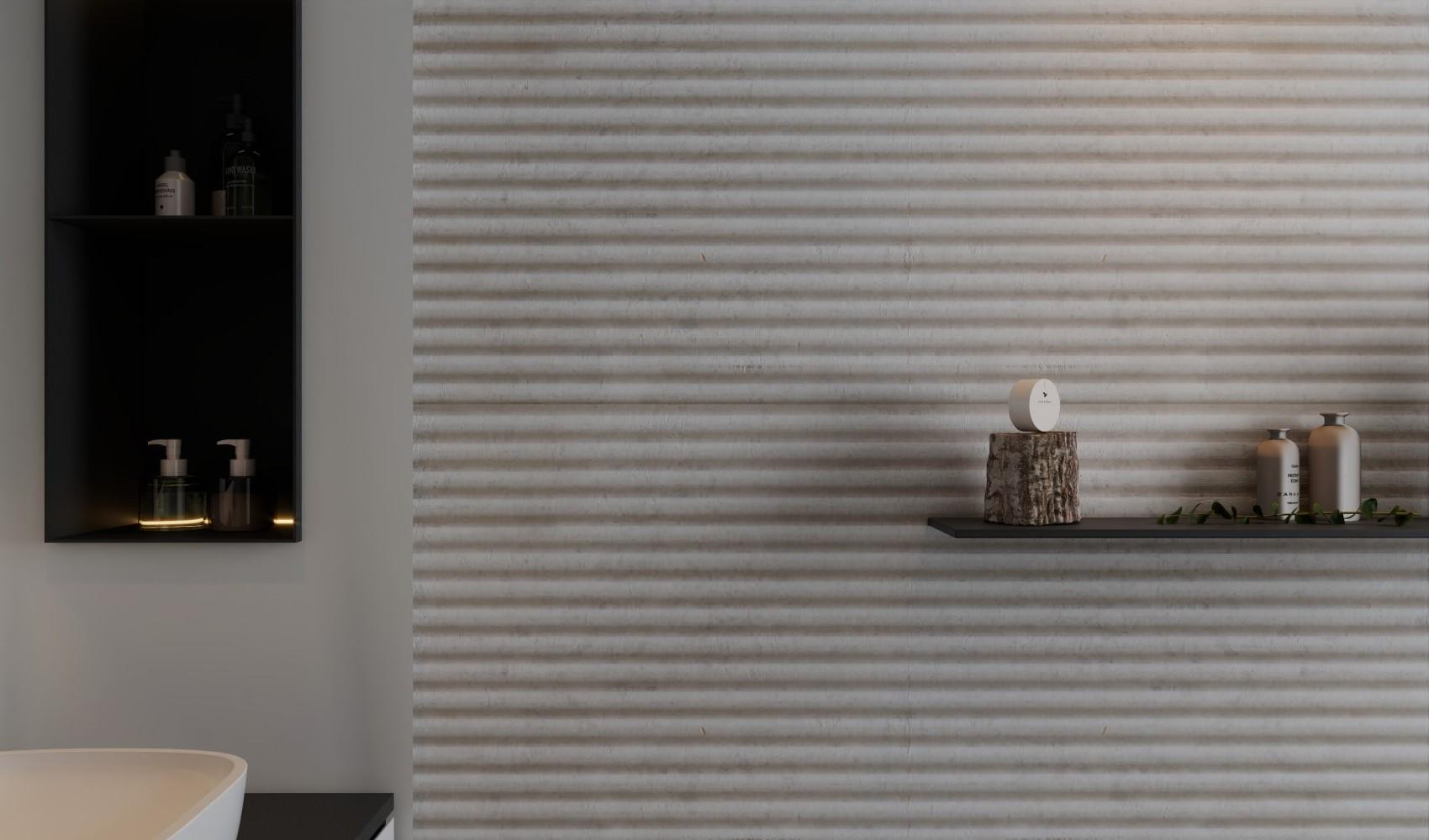 Мрамор Delicato Beige в обработке Bamboo