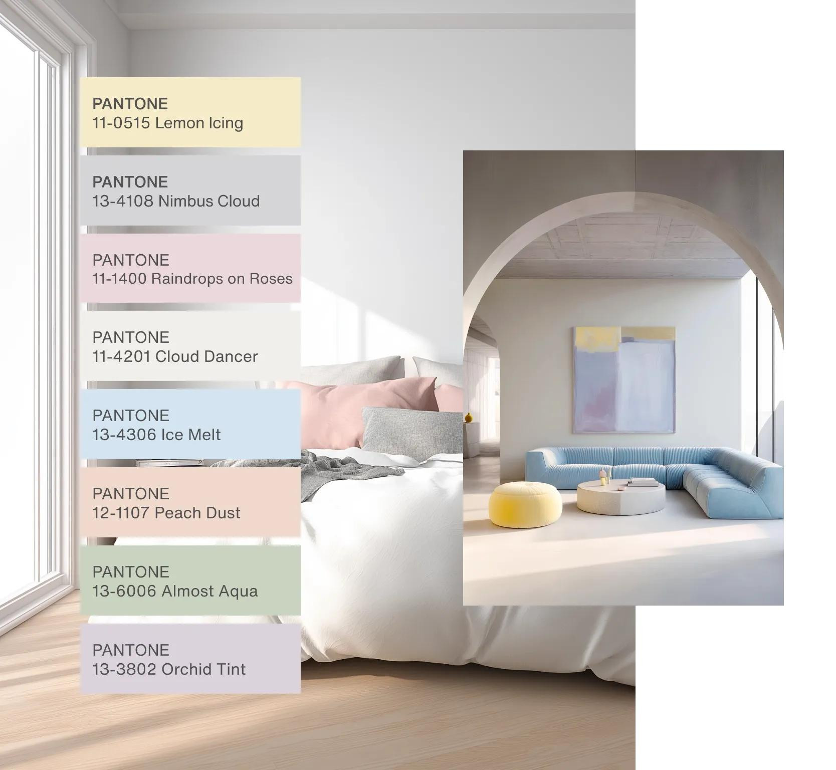 Цвет года Pantone 2026 в интерьере