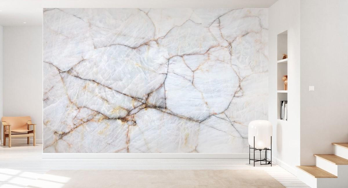 Кварцит Cristallo Supreme в интерьере