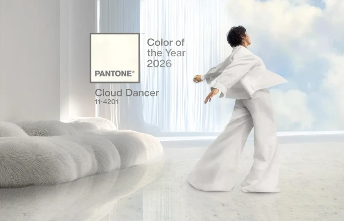 Главный цвет Pantone 2026 года в интерьере Главный цвет Pantone 2026 года в интерьере