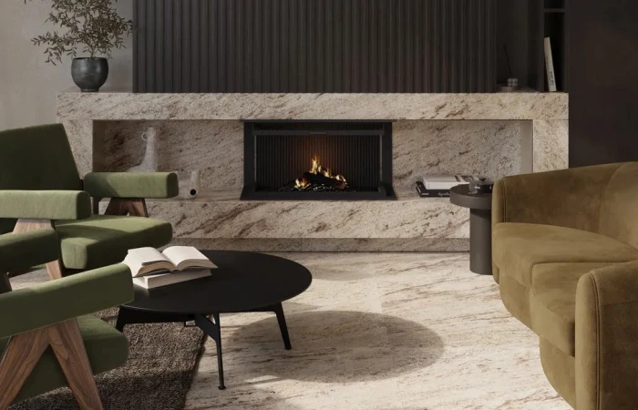 Какой камень лучше использовать для облицовки камина Какой камень лучше использовать для облицовки камина