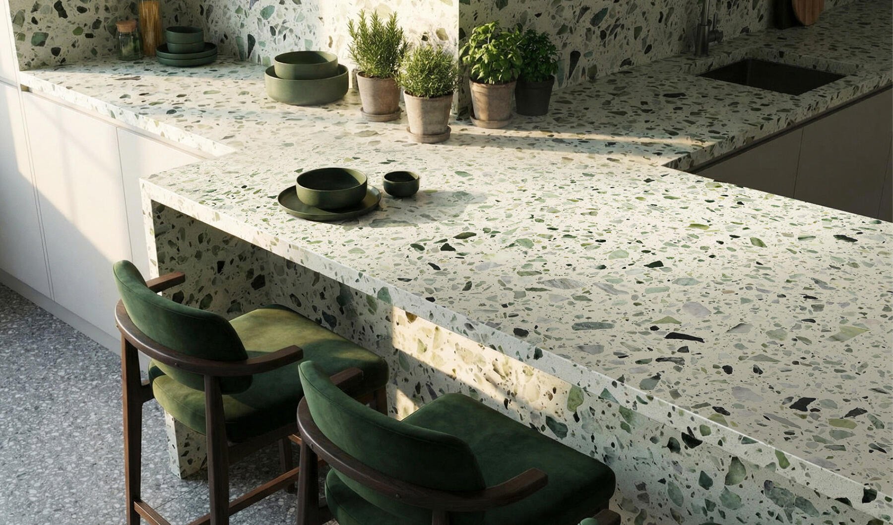 Столешница из терраццо