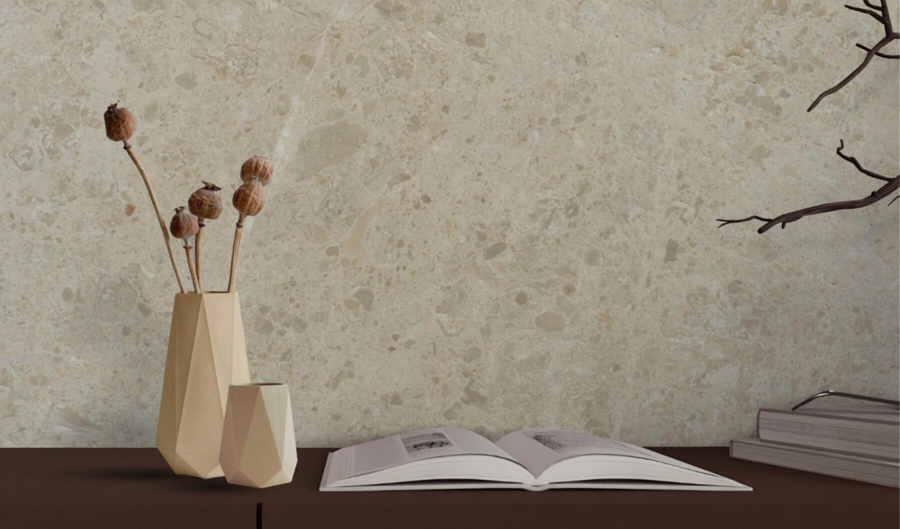 Мрамор Delicato в обработке Honed