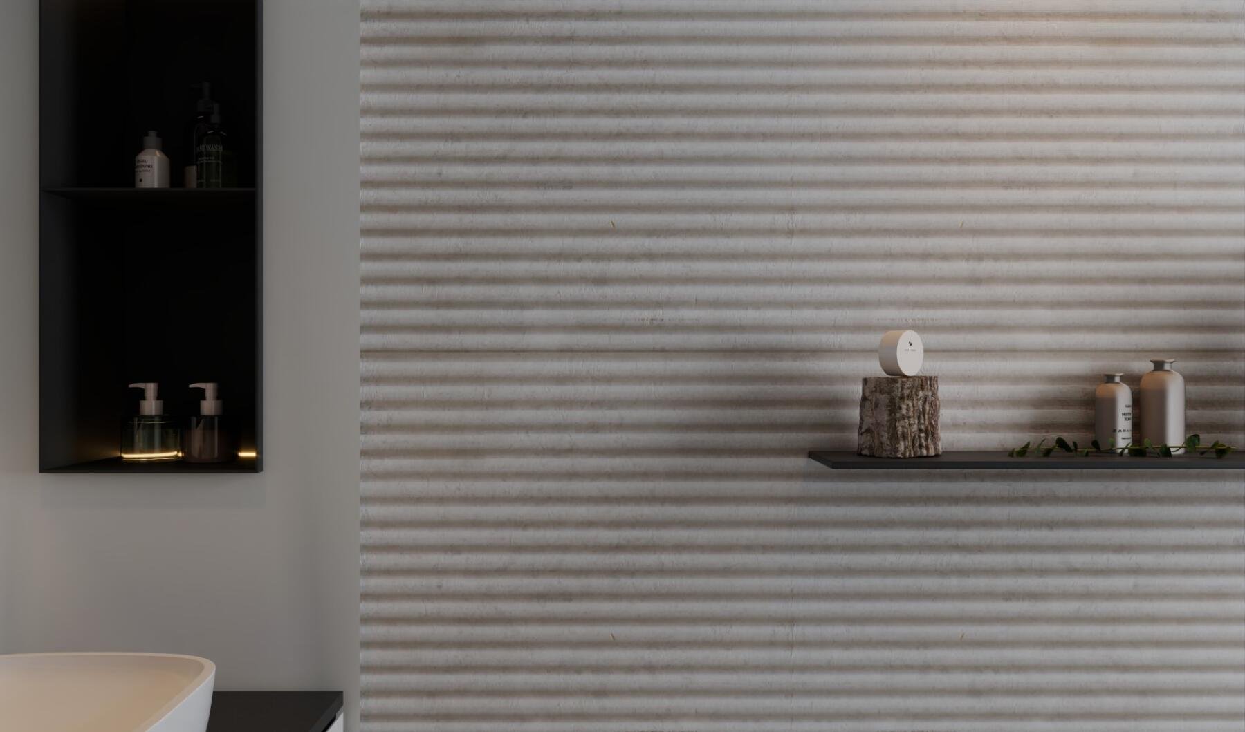 Мрамор Delicato в обработке Bamboo Jumbo