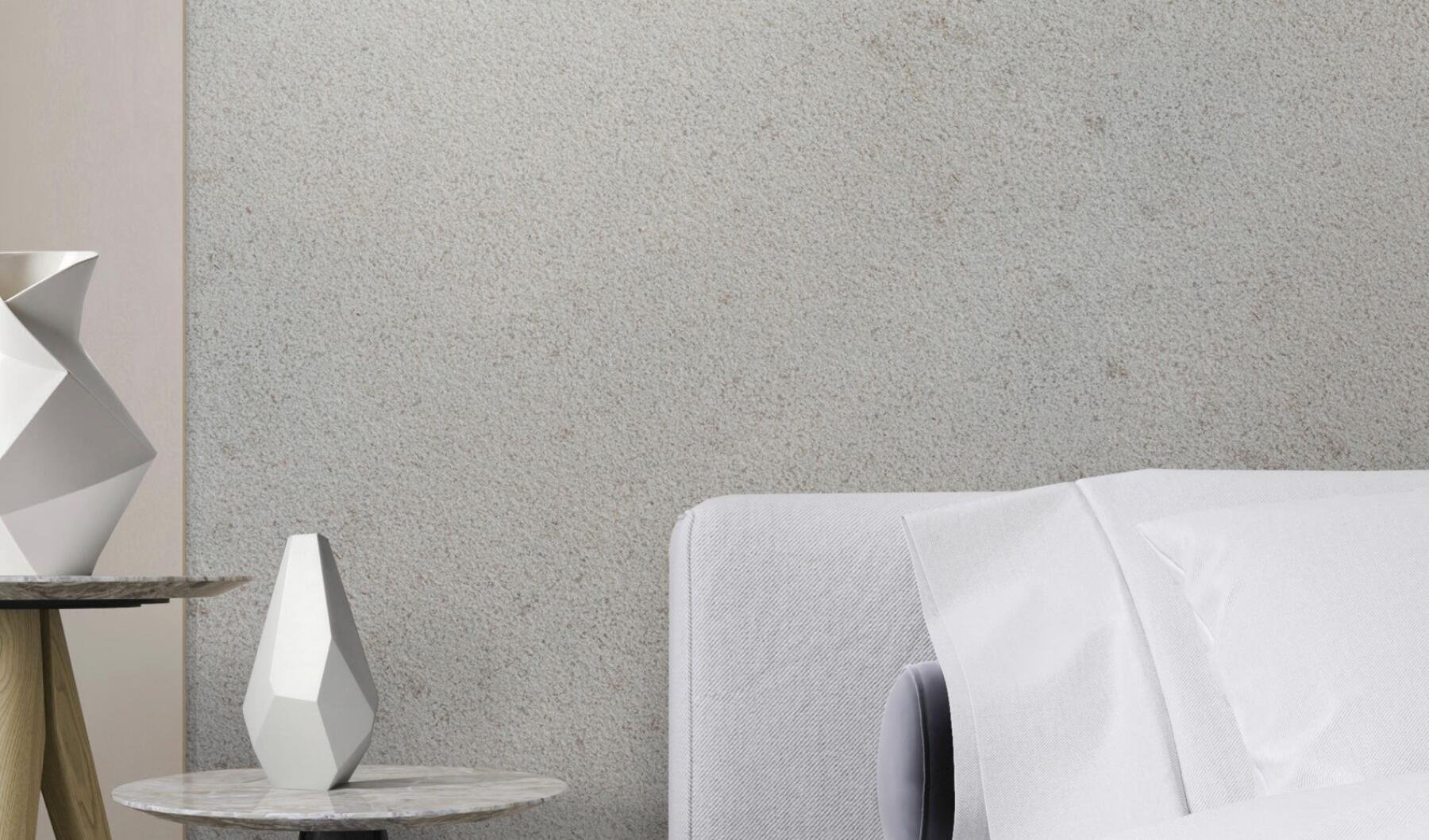 Мрамор Crema Beige в обработке Bush Hummered