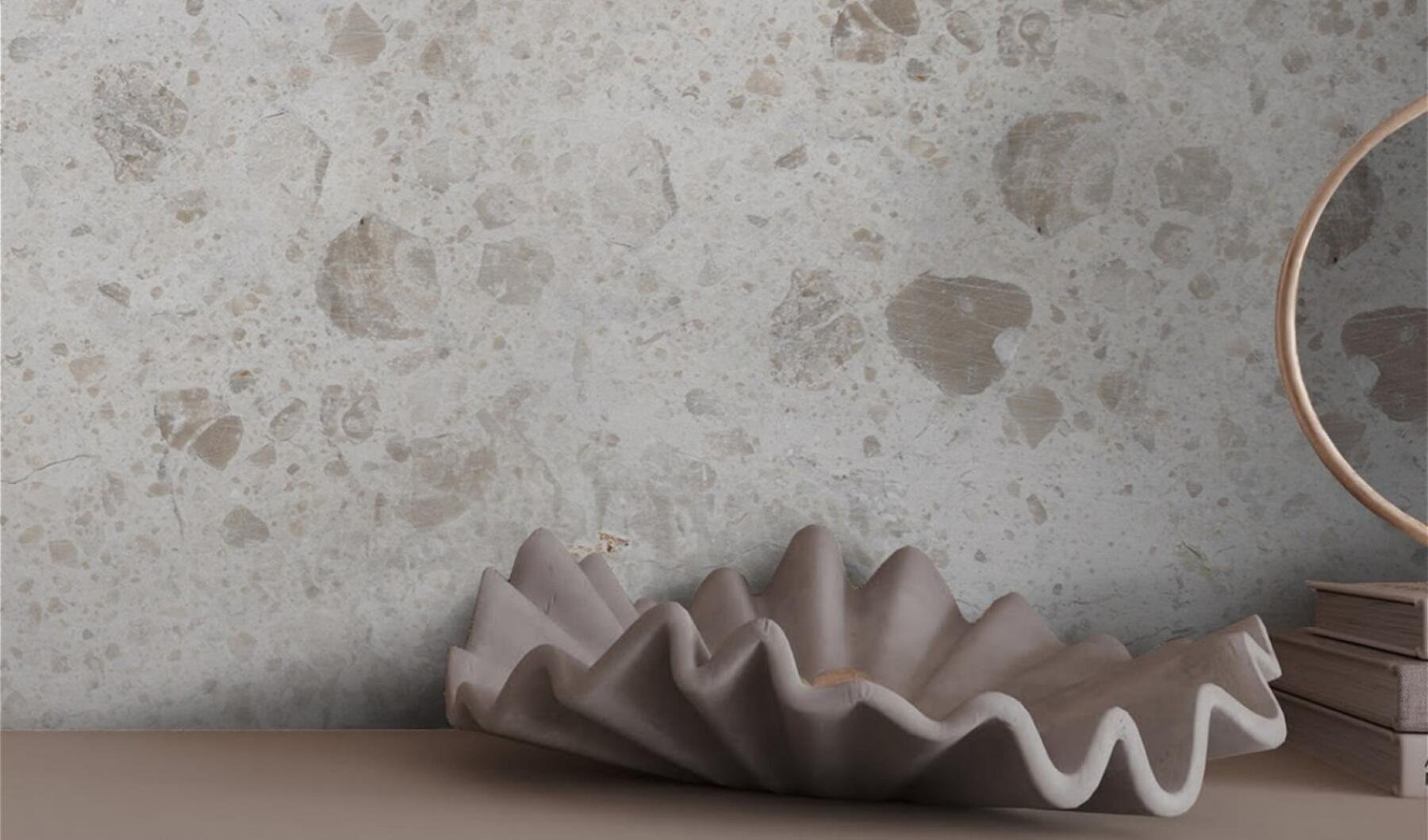 Мрамор Delicato в обработке Honed