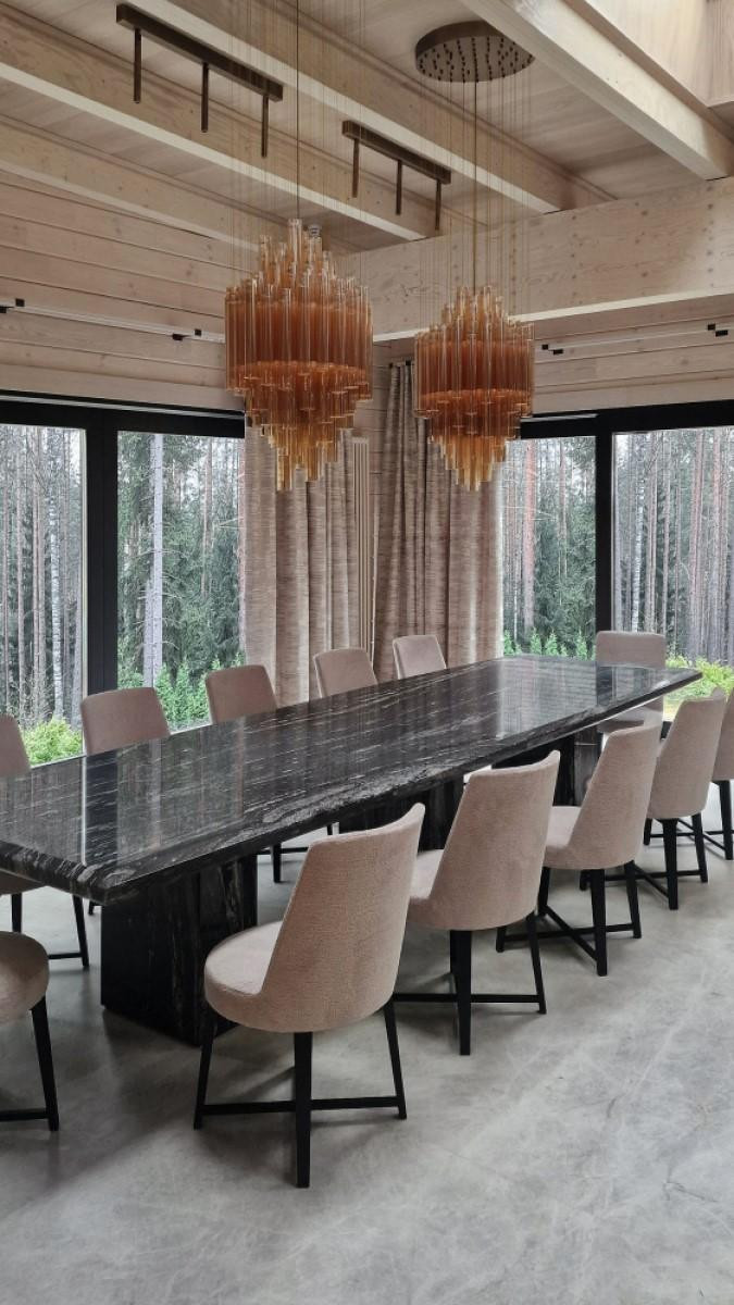 Кварцит Taj Mahal в кухонной зоне Кварцит Taj Mahal в кухонной зоне