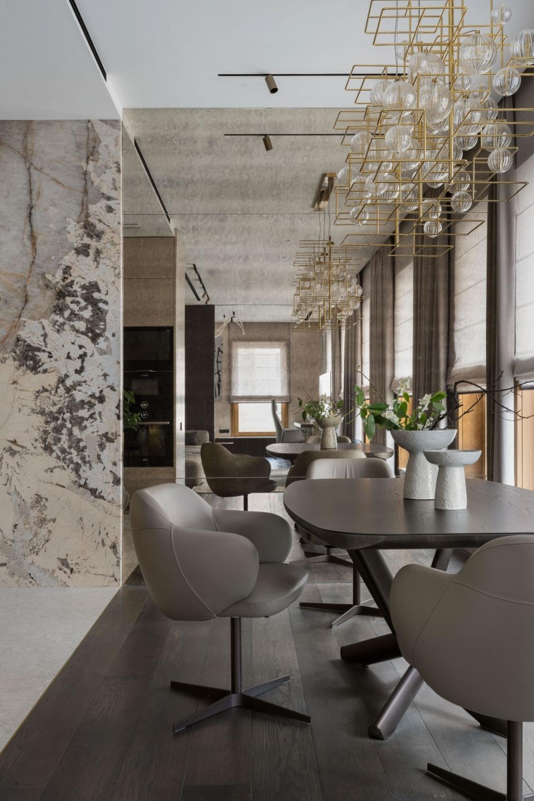 Кварцит в интерьере квартиры в Москве Кварцит в интерьере квартиры в Москве